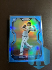 2021 Panini Prizm Carolina Blue RC #82 Ian Anderson Atlanta Braves